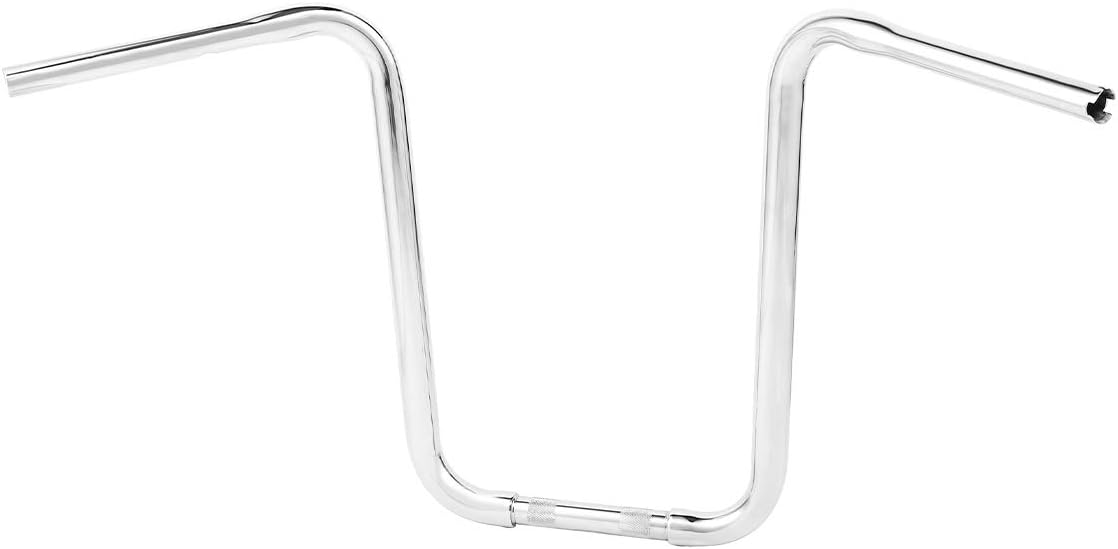 TCMT 17" Rise 1-1/4" Ape Bar Handlebars Fit For Harley Big Twin Sportster XL 1200 883 Softail Dyna Road King Chrome