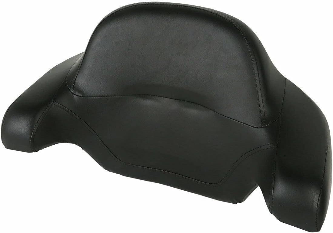 TCMT 13.7" King Motorcycle Trunk Box W/Latches Wrap Around Backrest Pad Fit For Harley 2014-2025 Touring CVO Road King Road Glide Street Glide Electra Glide Ultra Limited Pack Trunk