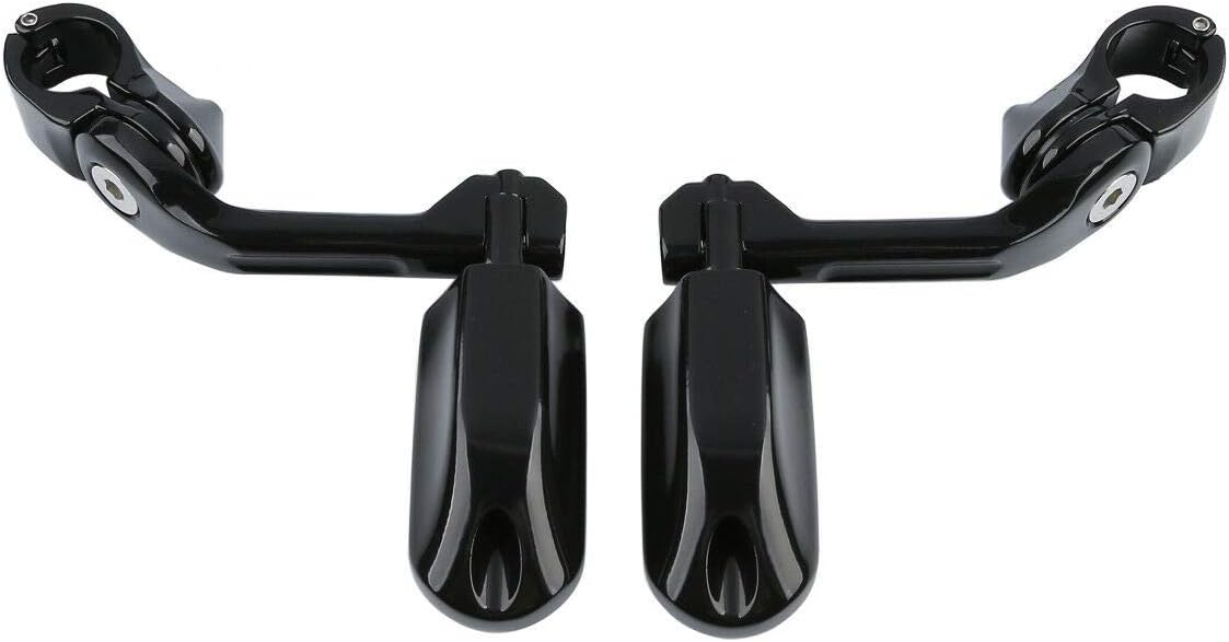 TCMT 32mm 1 1/4" Highway Engine Guard Bar Highway Footpegs Mount Kit Fits For Harley Touring Road King Street Glide Road Glide Electra Glide Softail Sportster Dyna with 1.25" Engine Guards