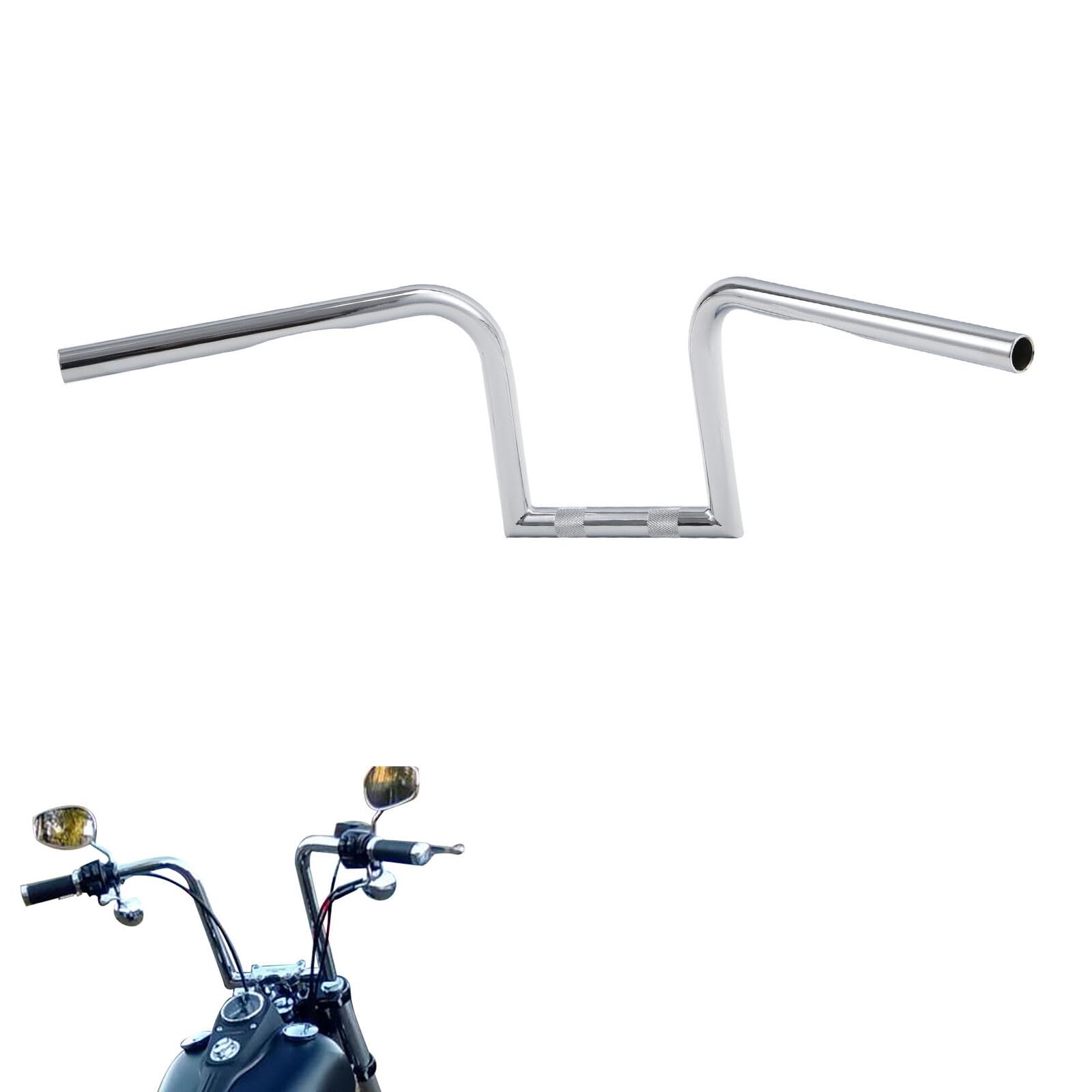 TCMT 6" Rise 1" Handlebars Handle bars Fit For Harley Sportster XL883 2007-2014