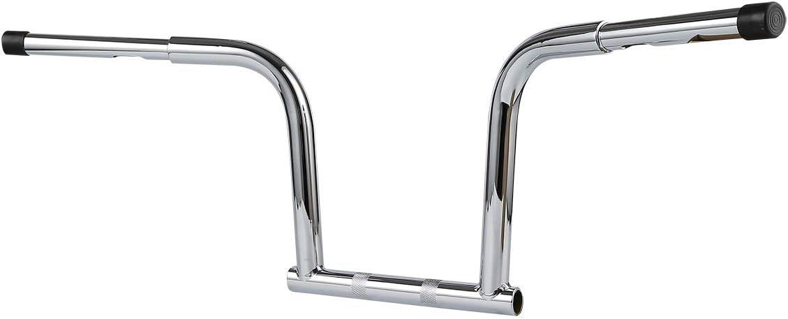 TCMT 12" Rise Handle Bar Fits For Harley Dyna Fat Bob 2008-2017 Low Rider 2016-2019 Switchback 2012-2016 Wide Glide 2010-2017 Street Bob 2007-2017