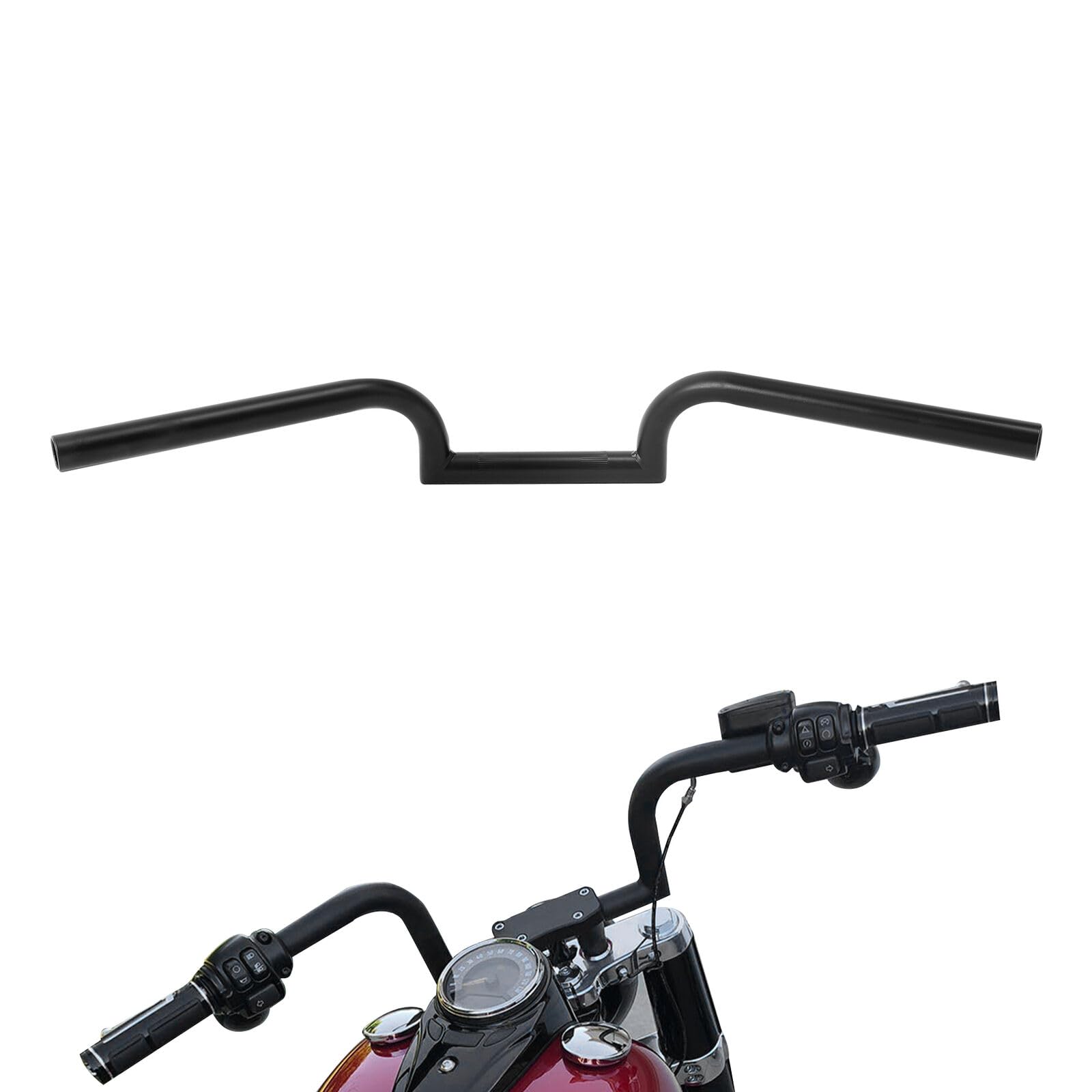 TCMT 6" Rise 1" Handlebars Handle bars Fit For Harley Sportster XL883 2007-2014