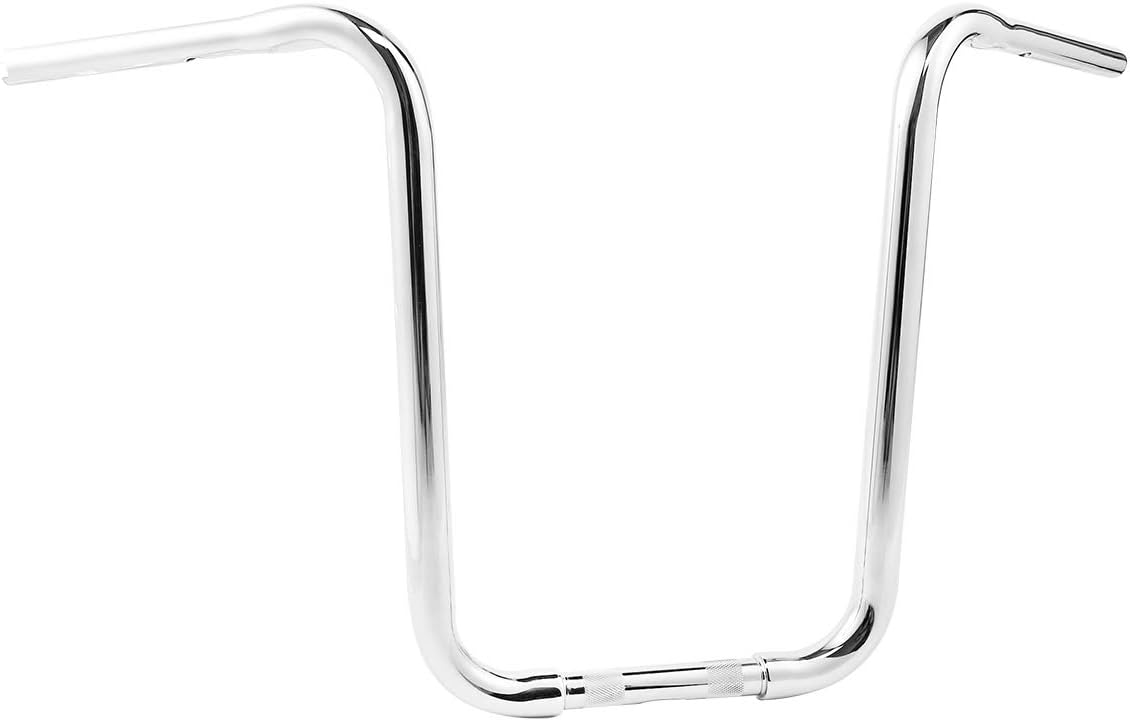 TCMT 17" Rise 1-1/4" Ape Bar Handlebars Fit For Harley Big Twin Sportster XL 1200 883 Softail Dyna Road King Chrome
