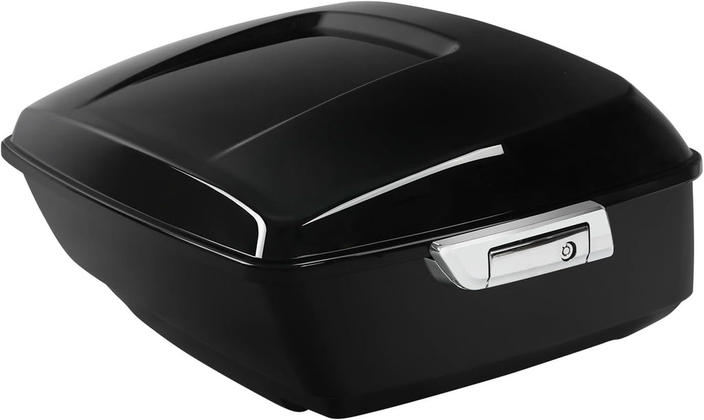 TCMT 13.7" King Motorcycle Trunk Box Fits For Harley Davidson 2014-2025 Touring CVO Road King Road Glide Street Glide Electra Glide Ultra Limited Pack Trunk