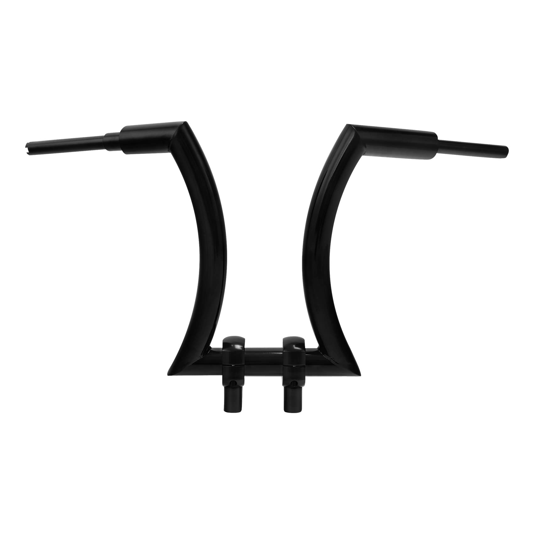 TCMT 14" Rise Ape Hanger Handlebar 2" Risers Handlebars Mount Clamp Fit For Harley Sportster XL883 XL1200 Softail Heritage Springer