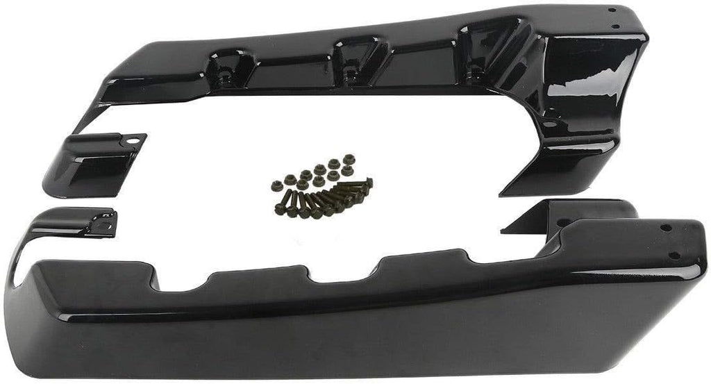 TCMT 4" Hard Stretched SaddleBag Extension Fits For Harley 2014-2024 Street Road Electra Glide Road King Ultra Limited