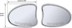 TCMT 10mm Inner Fairing Mount Rear Mirror Fit For Harley Touring Street Glide Ultra Limited Tri Glide 2014-2023 Electra Glide 2014-2022 CVO Limited 2014-2020