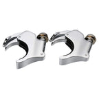 TCMT 49mm Detachable Windshield Clamps Fits For Harley Sportster XL1200X 2016-2022 Dyna Street Bob 2006-2016 Fat Bob 2008-2015 Super Glide 2006-2014 Wide Glide Low Rider V Rod VRSCA 2002-2005