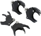 TCMT 2 Pairs 49mm Detachable Windshield Clamps Fits For Harley 2002-2010 VRSCA VRSCAW, 2004-2005 VRSCB, 2007 VRSCX, 2016-later XL1200X and 2006-later Dyna models (Black)