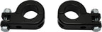 TCMT 32mm 1 1/4" Highway Engine Guard Bar Highway Footpegs Mount Kit - Aluminum - Black - Universal Fit - Front - Fits Harley Touring, Road King, Street Glide, Electra Glide & More