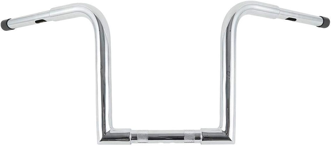 TCMT Ape Hanger Bar Fat 1-1/4" 12" Rise Handlebar Fits For Harley FLST FXST Softail Slim Heritage Fat Boy Deluxe Sportster XL 883 1200 Dyna Super Glide Wide Glide Low Rider Fat Bob Custom Application