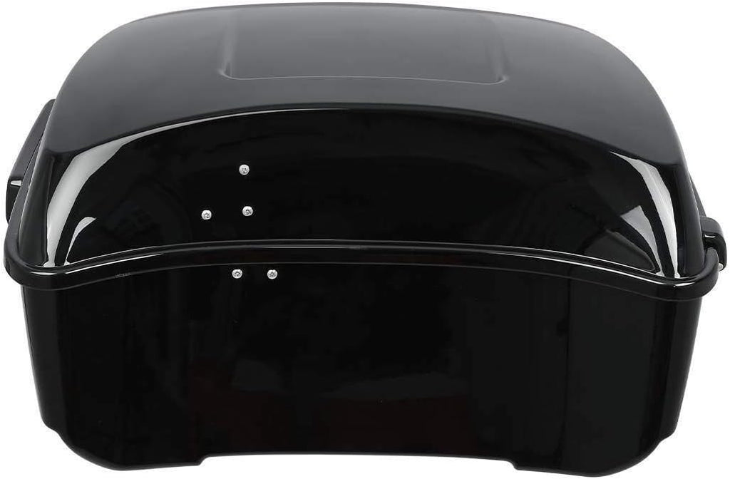 TCMT 13.7" King Motorcycle Trunk Backrest Pad Luggage Rack 2 Up Mounting Rack Base Plate Docking Fit For Harley 2014-2025 Touring CVO Road King Road Glide Street Glide Electra Glide Pack