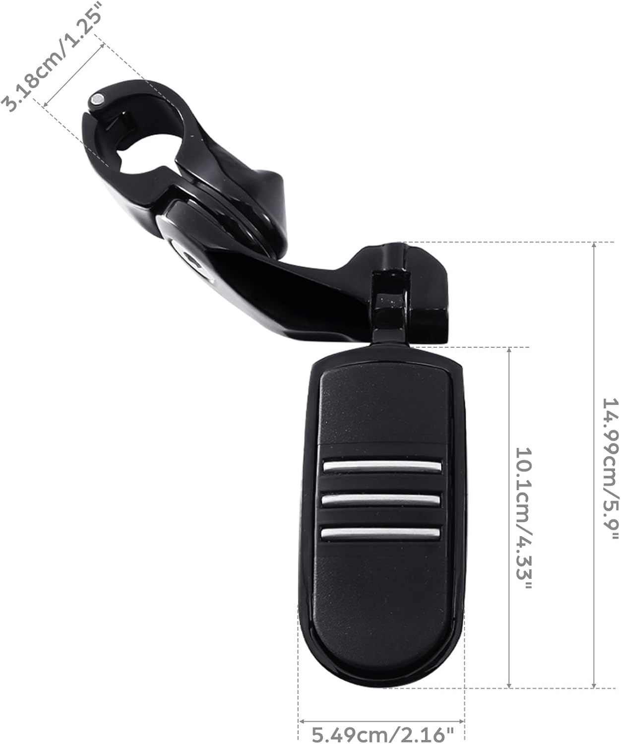 TCMT 32mm 1 1/4" Highway Engine Guard Bar Highway Footpegs Mount Kit Fits For Harley Touring Road King Street Glide Road Glide Electra Glide Softail Sportster Dyna with 1.25" Engine Guards