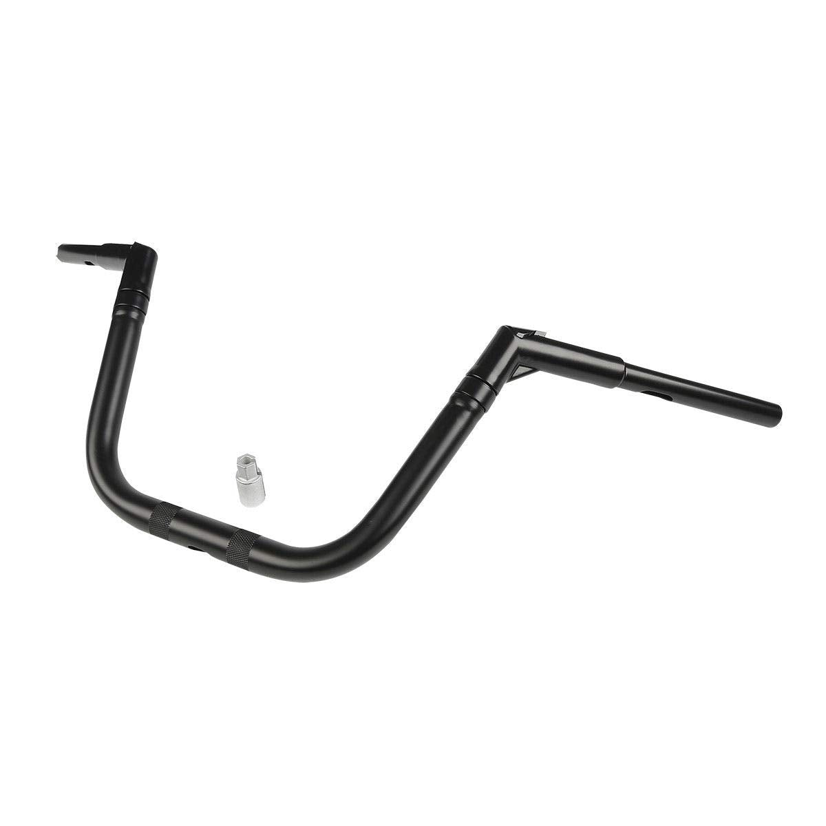 TCMT 12" Rise 1 1/4" Handlebar Fits For Harley Dyna Street Bob 2013-2017 Switchback 2012-2016 Softail Slim Heritage Fat Boy Deluxe Deuce 2000-2017