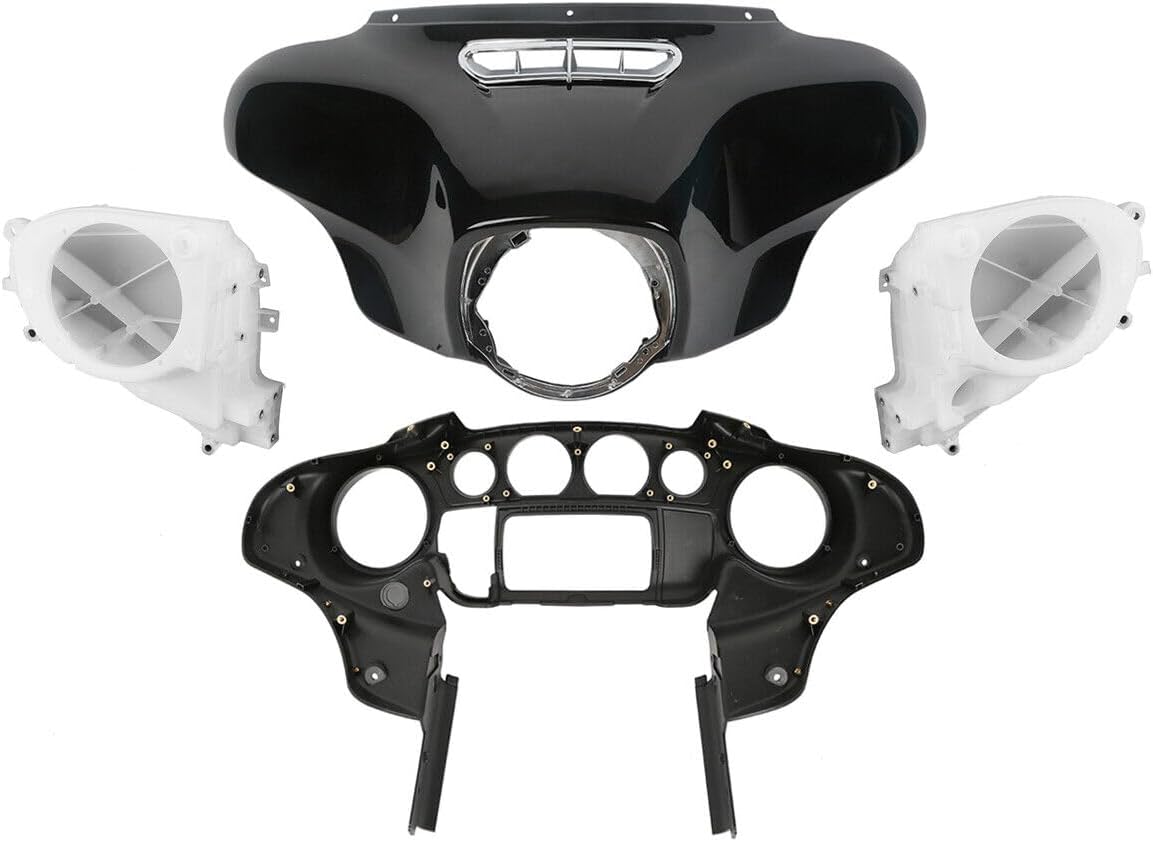 TCMT ABS Batwing Inner Outer Fairing Speakers Cover Fit For Harley Touring 2014-2025 Electra Glide Street Glide Special Ultra Limited Tri Glide