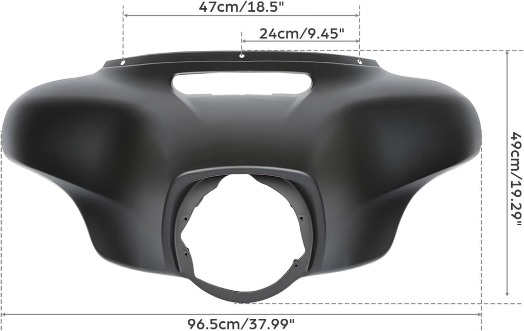 TCMT ABS Front Outer Batwing Fairing Fit For Harley Touring 2014-2025 Street Glide Special Electra Glide Ultra Limited Tri Glide models