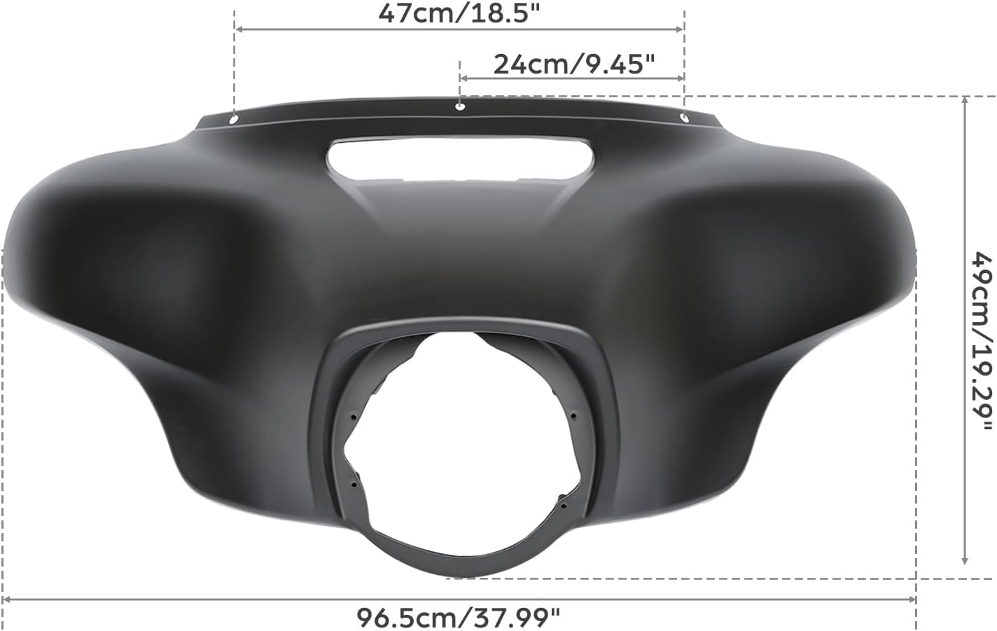 TCMT ABS Front Outer Batwing Fairing Fit For Harley Touring 2014-2025 Street Glide Special Electra Glide Ultra Limited Tri Glide models