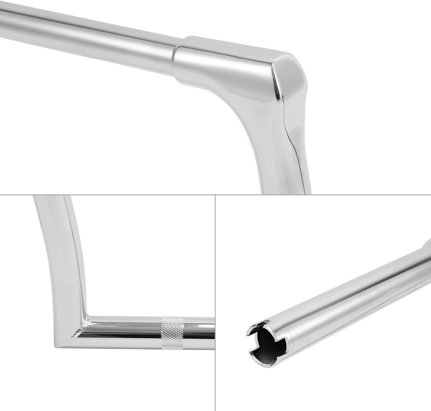 TCMT 10'' Rise Ape Hanger Fat Bars 1-1/4" Handlebar Fit For Harley Road King 2014-2023 Fat Boy FLFBS Sport Glide FLSB Breakout 2018-2023