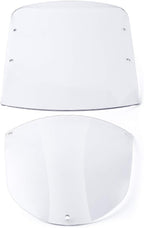 TCMT ABS Windshield Quarter Fairing Kit Fits For Sportster XL 88-16 Dyna 95-05 FXR 86-94 (Clear)