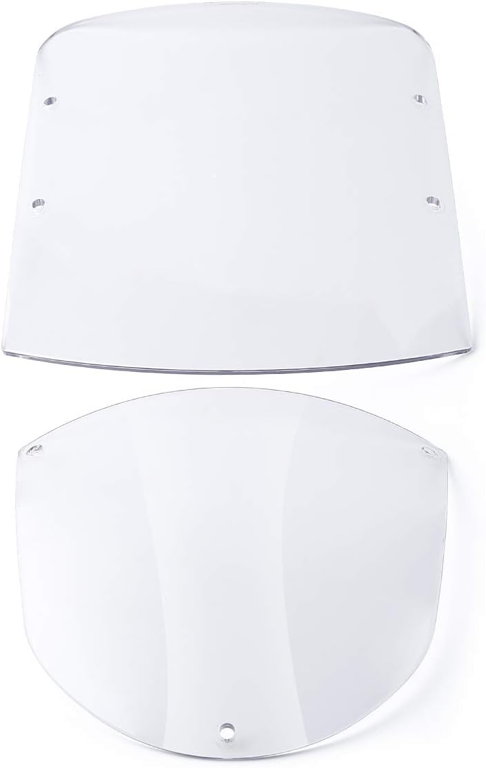 TCMT ABS Windshield Quarter Fairing Kit Fits For Sportster XL 88-16 Dyna 95-05 FXR 86-94 (Clear)