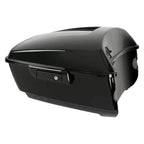 TCMT 13.7" King Motorcycle Trunk Box Black Latches Fits For Harley 2014-2025 Touring CVO Road King Road Glide Street Glide Electra Glide Pack