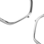 TCMT ABS Chrome Rear View Mirrors Trim Decoration Fit For Honda Goldwing GL1800 2001-2017