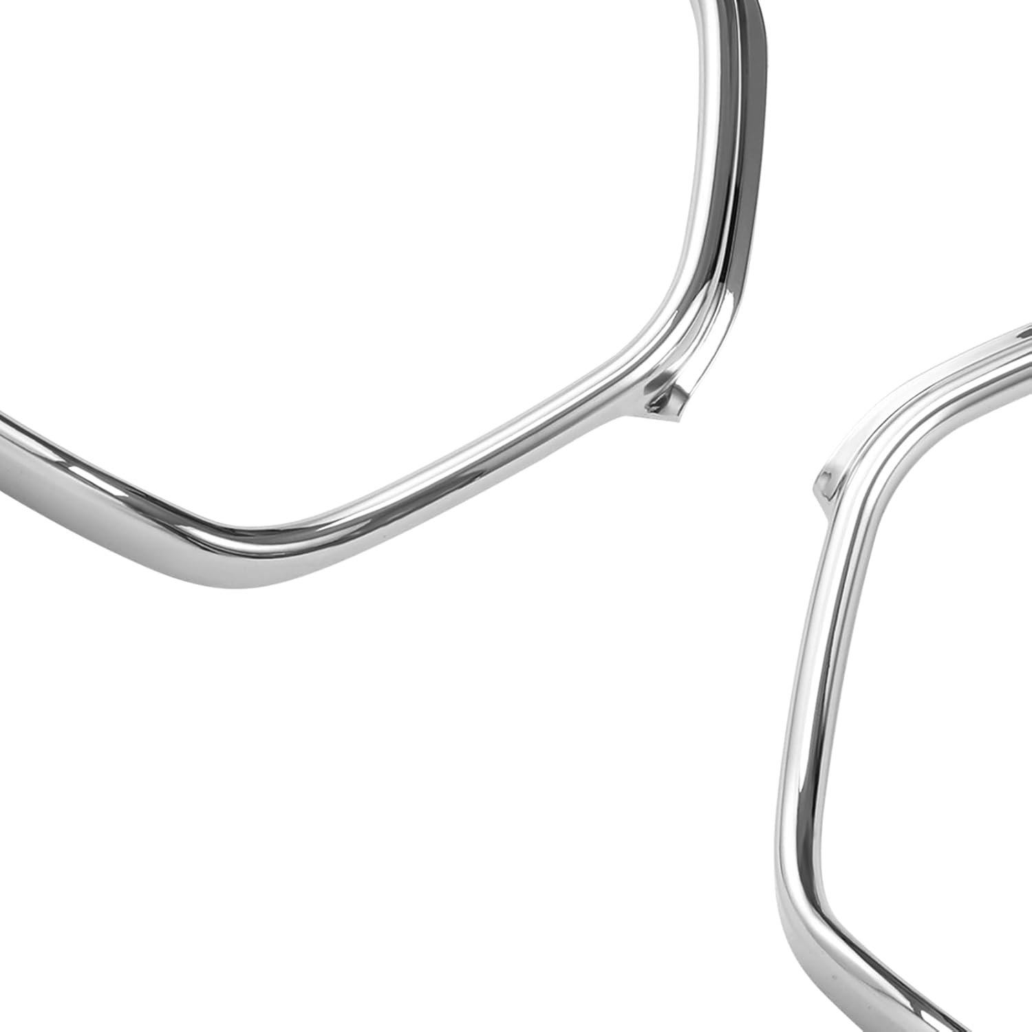 TCMT ABS Chrome Rear View Mirrors Trim Decoration Fit For Honda Goldwing GL1800 2001-2017