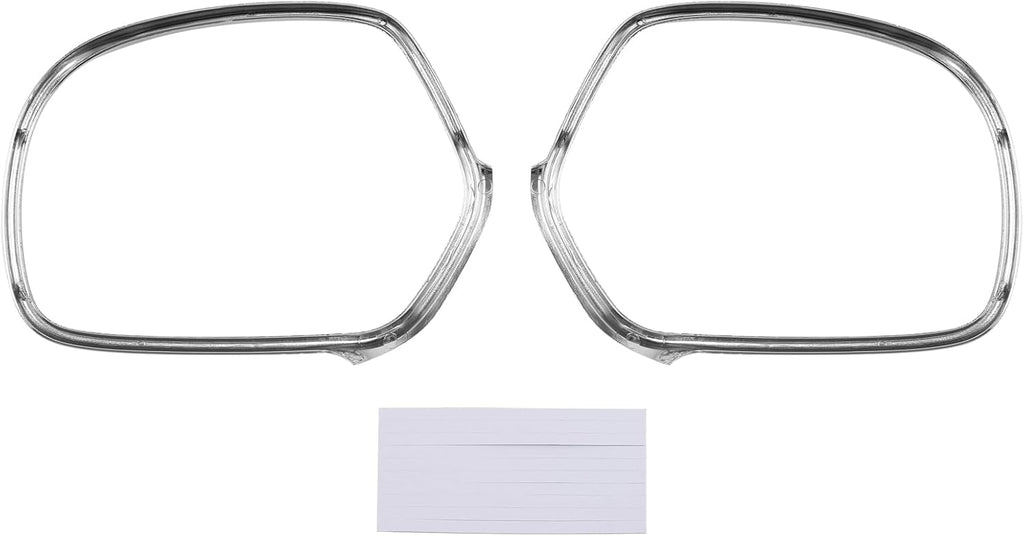 TCMT ABS Chrome Rear View Mirrors Trim Decoration Fit For Honda Goldwing GL1800 2001-2017