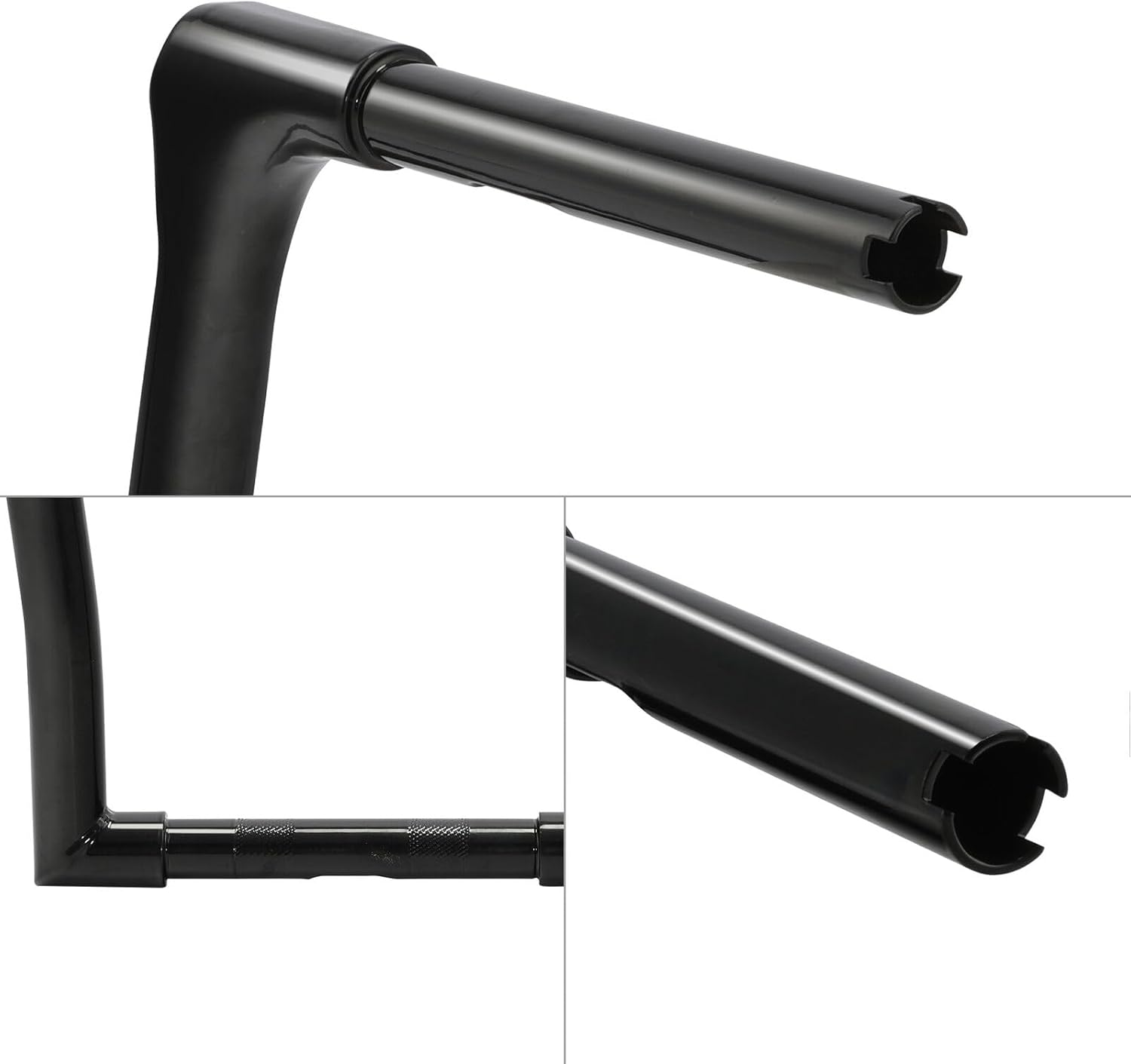 TCMT 10" Rise Ape Hangers 1 1/4" Handlebar Fit For Harley Softail Street Bob 2018-24