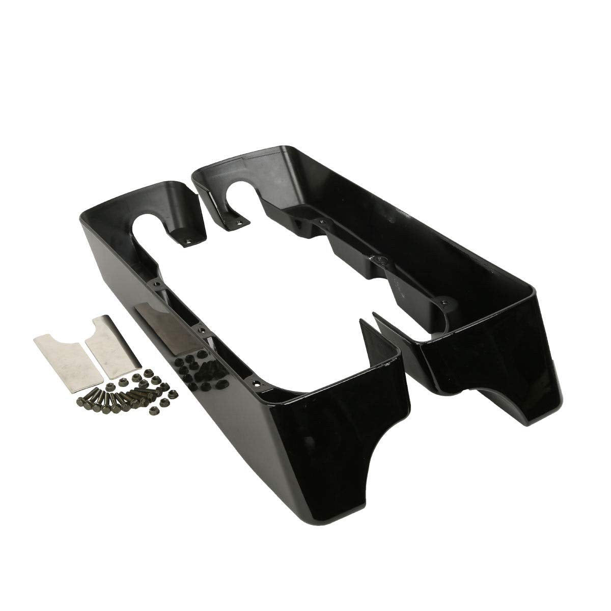 TCMT 4" Hard Stretched SaddleBag Extension Fits For Harley 2014-2024 Street Road Electra Glide Road King Ultra Limited