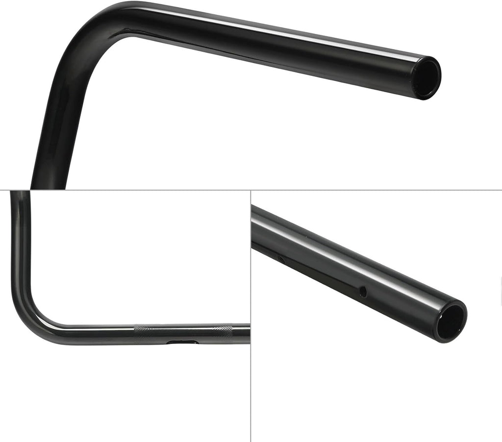 TCMT 12'' Rise Ape Hanger 1'' Handlebar Fit For Harley 2023-2025 CVO Street Glide FLHXSE 2024-2025 Street Glide FLHX Black