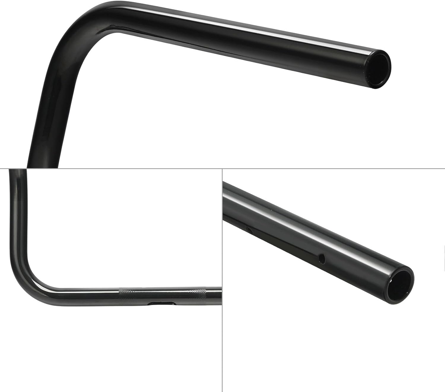 TCMT 12'' Rise Ape Hanger 1'' Handlebar Fit For Harley 2023-2025 CVO Street Glide FLHXSE 2024-2025 Street Glide FLHX Black