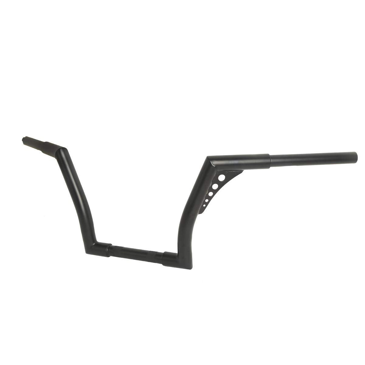 TCMT 16" Fat 1 1/4" Hanger Bar Handlebar Fits for Harley Road King Softail Slim Heritage Fat Boy Deluxe Deuce FLST FXST Sportster XL 883 1200 Dyna Super Glide Wide Glide Low Rider Fat Bob