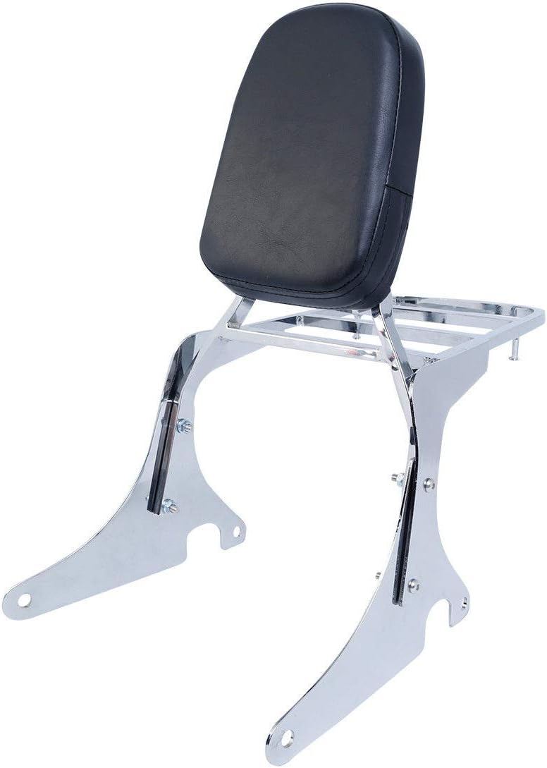 TCMT Backrest Sissy Bar + Luggage Rack Fits For Kawasaki Vulcan VN400 800 95-12