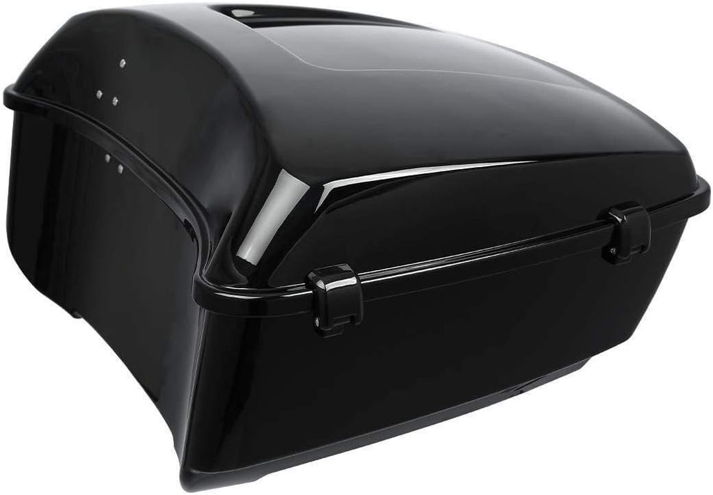 TCMT 13.7" King Motorcycle Trunk Top Luggage Rack Fit For Harley 2014-2025 Touring CVO Road King Road Glide Street Glide Electra Glide Pack