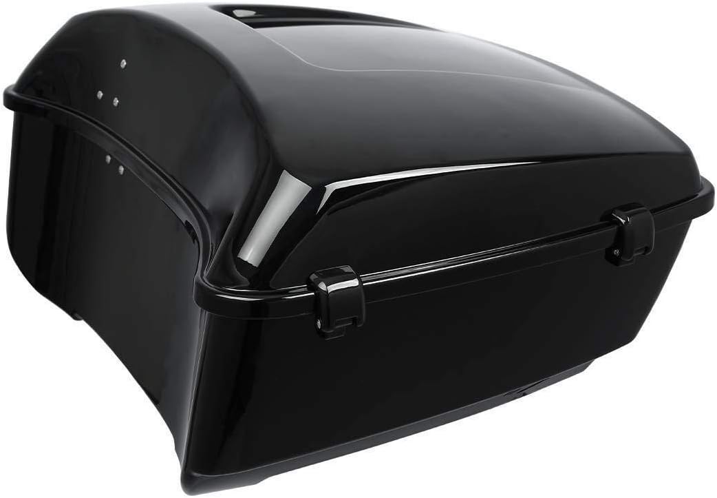 TCMT 13.7" King Motorcycle Trunk Top Luggage Rack Fit For Harley 2014-2025 Touring CVO Road King Road Glide Street Glide Electra Glide Pack