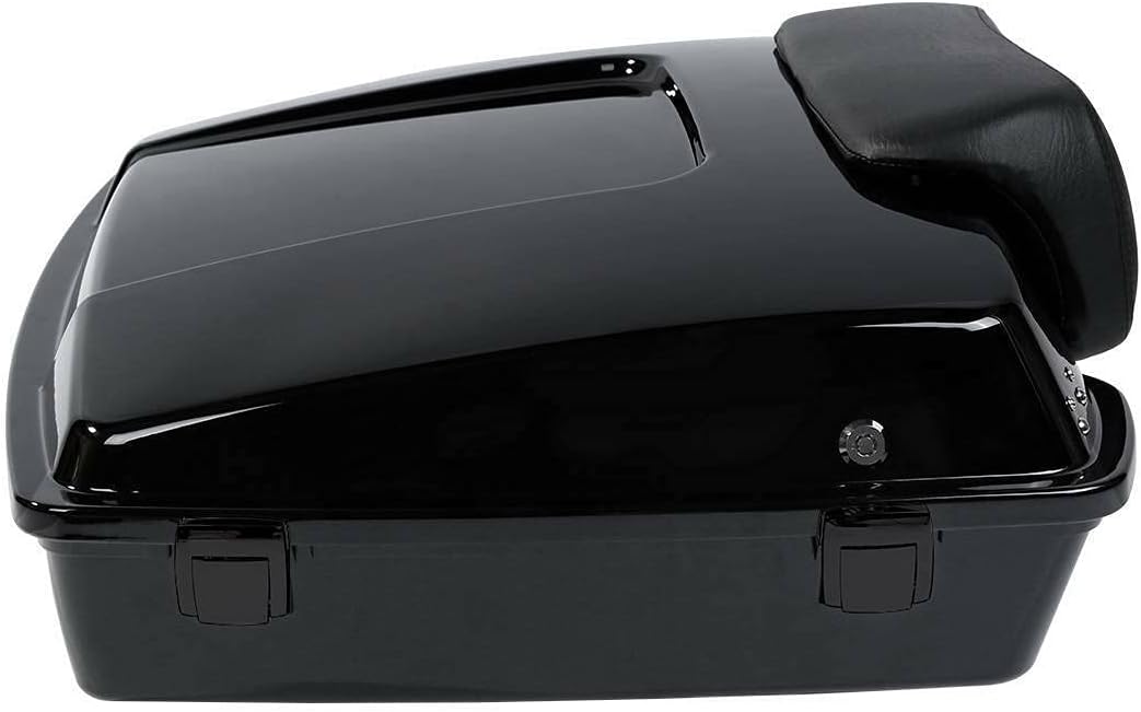 TCMT 5.5" Razor Motorcycle Trunk Backrest Pad Mount Rack Front Docking Hardware Fit For Harley Touring 1997-2008 Touring Road King Electra Glide Road Glide Pack