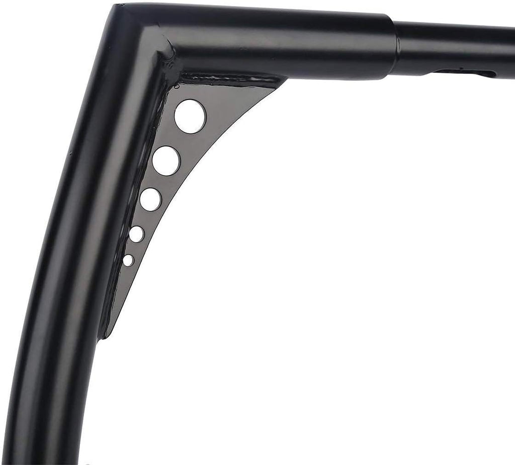 TCMT 14" Rise Ape Hanger Handlebar Fits For Harley Dyna Fat Bob 2008-2017 Low Rider 2016-2019 Switchback 2012-2016 Wide Glide 2010-2017 Street Bob 2007-2017