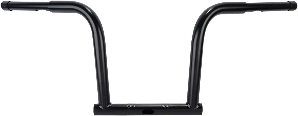 TCMT 12" Rise Handlebar Black Fits For Harley Dyna Fat Bob 2008-2017 Low Rider 2016-2019 Switchback 2012-2016 Wide Glide 2010-2017 Street Bob 2007-2017