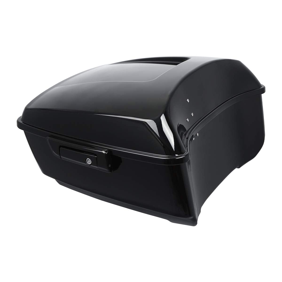 TCMT 13.7" King Motorcycle Trunk Box Fits For Harley Davidson 2014-2025 Touring CVO Road King Road Glide Street Glide Electra Glide Ultra Limited Pack Trunk