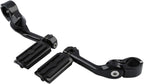 TCMT 1.25" Highway Foot Pegs Footpeg Footrest Fits For Harley Touring Road King Street Glide Road Glide Electra Glide Softail Sportster Dyna with 1.25" Engine Guards
