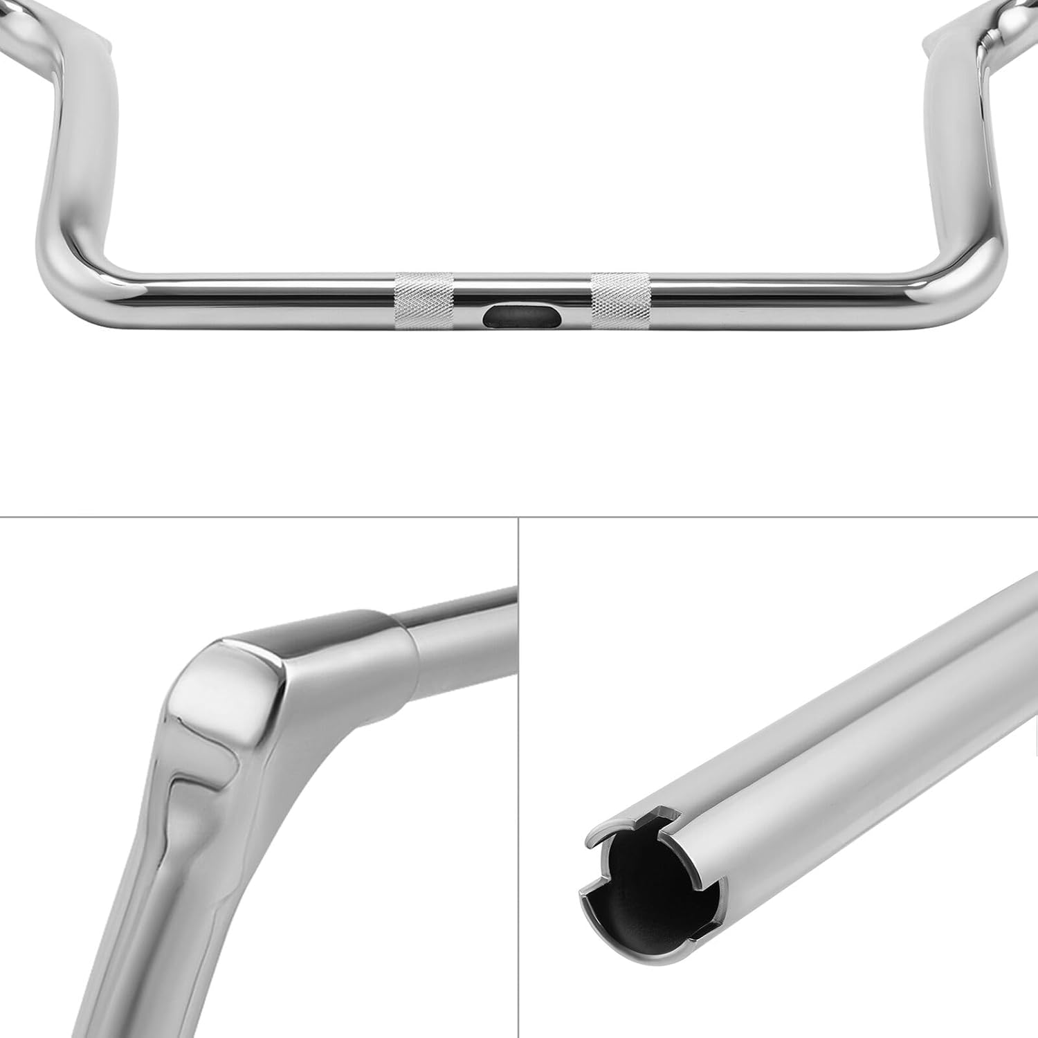 TCMT 13" Rise Ape Hanger Handlebar Fit For Harley Touring Road Street Glide 2014-2023
