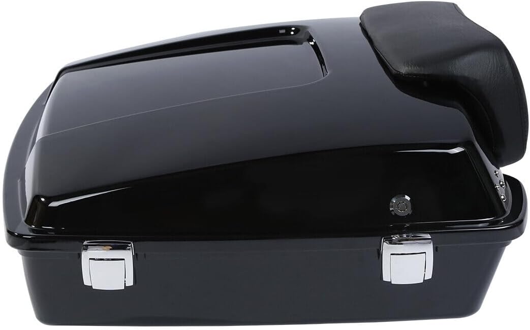TCMT 5.5" Razor Motorcycle Trunk Backrest Pad Mount Rack Docking Hardware Fit for Harley Touring 1997-2008 Touring Road King Electra Glide Road Glide Pack
