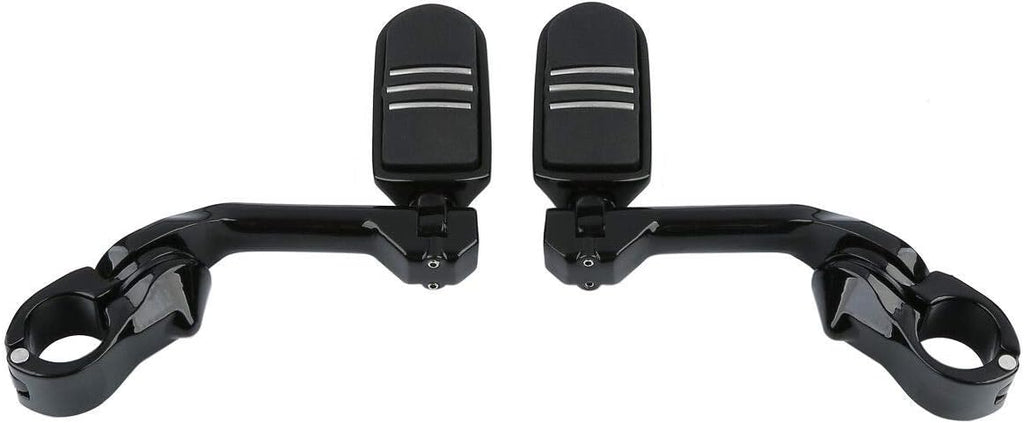TCMT 32mm 1 1/4" Highway Engine Guard Bar Highway Footpegs Mount Kit Fits For Harley Touring Road King Street Glide Road Glide Electra Glide Softail Sportster Dyna with 1.25" Engine Guards
