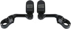 TCMT 32mm 1 1/4" Highway Engine Guard Bar Highway Footpegs Mount Kit Fits For Harley Touring Road King Street Glide Road Glide Electra Glide Softail Sportster Dyna with 1.25" Engine Guards