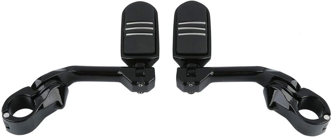 TCMT 32mm 1 1/4" Highway Engine Guard Bar Highway Footpegs Mount Kit Fits For Harley Touring Road King Street Glide Road Glide Electra Glide Softail Sportster Dyna with 1.25" Engine Guards