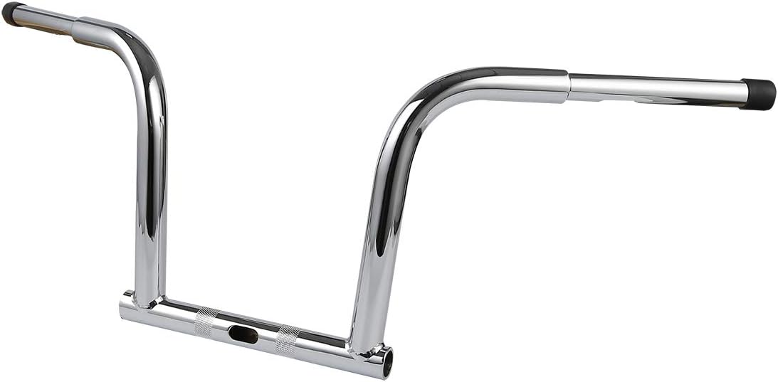 TCMT 12" Rise Handle Bar Fits For Harley Dyna Fat Bob 2008-2017 Low Rider 2016-2019 Switchback 2012-2016 Wide Glide 2010-2017 Street Bob 2007-2017