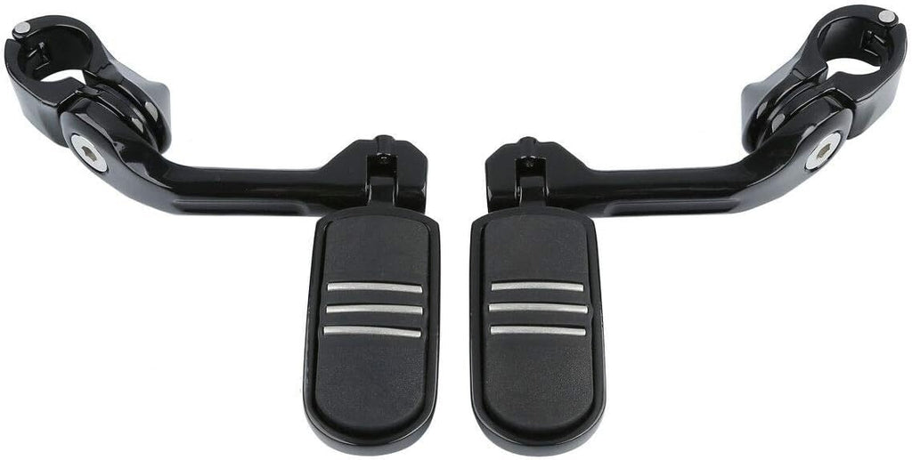 TCMT 32mm 1 1/4" Highway Engine Guard Bar Highway Footpegs Mount Kit Fits For Harley Touring Road King Street Glide Road Glide Electra Glide Softail Sportster Dyna with 1.25" Engine Guards