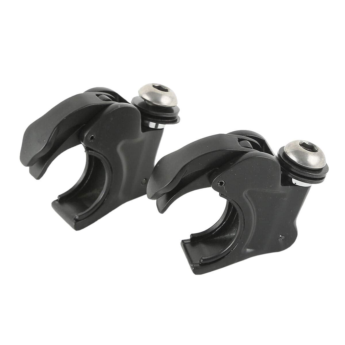 TCMT 49mm Detachable Windshield Clamps Fits For Harley Sportster XL1200X 2016-2022 Dyna Street Bob 2006-2016 Fat Bob 2008-2015 Super Glide 2006-2014 Wide Glide Low Rider V Rod VRSCA 2002-2005