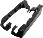 TCMT ABS 4" Hard SaddleBag Extensions Fits For Harley Touring Models CVO Road Glide Road King Street Glide Electra Glide Ultra Classic 1994-2013